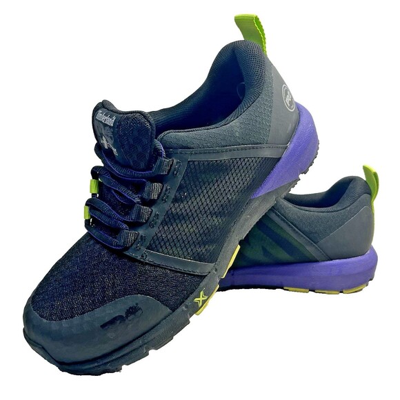 Timberland PRO 589 Radius Composite Toe Work Shoes Women's 7.5 Black/Purple EUC - Picture 1 of 11